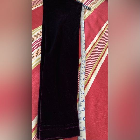 American Apparel Purple Velvet Leggings NWOT - Picture 4 of 5